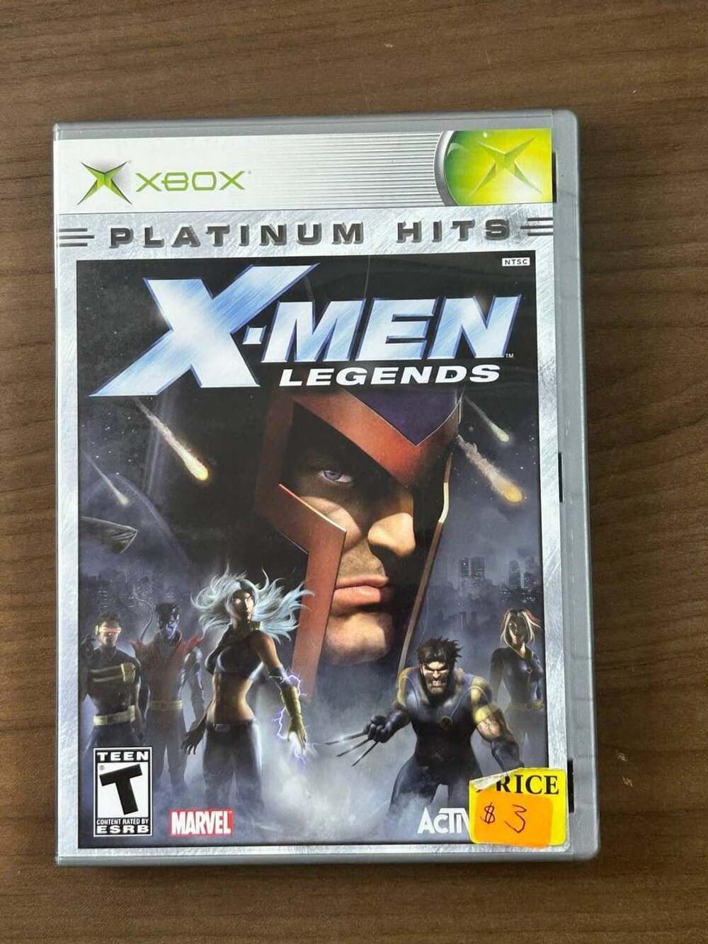 X-Men Legends Platinum Hits Original Xbox 2004 Game Disc Manual Case